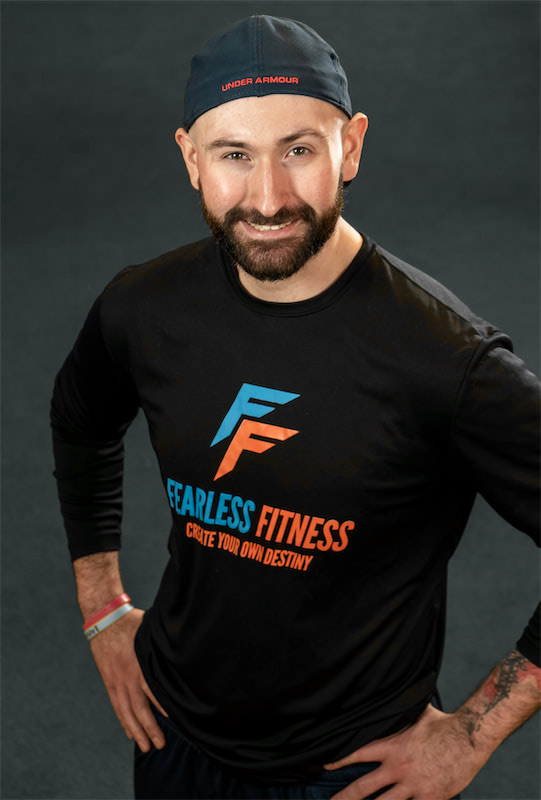 Portrait of Brady, Owner of Fearless Fitness